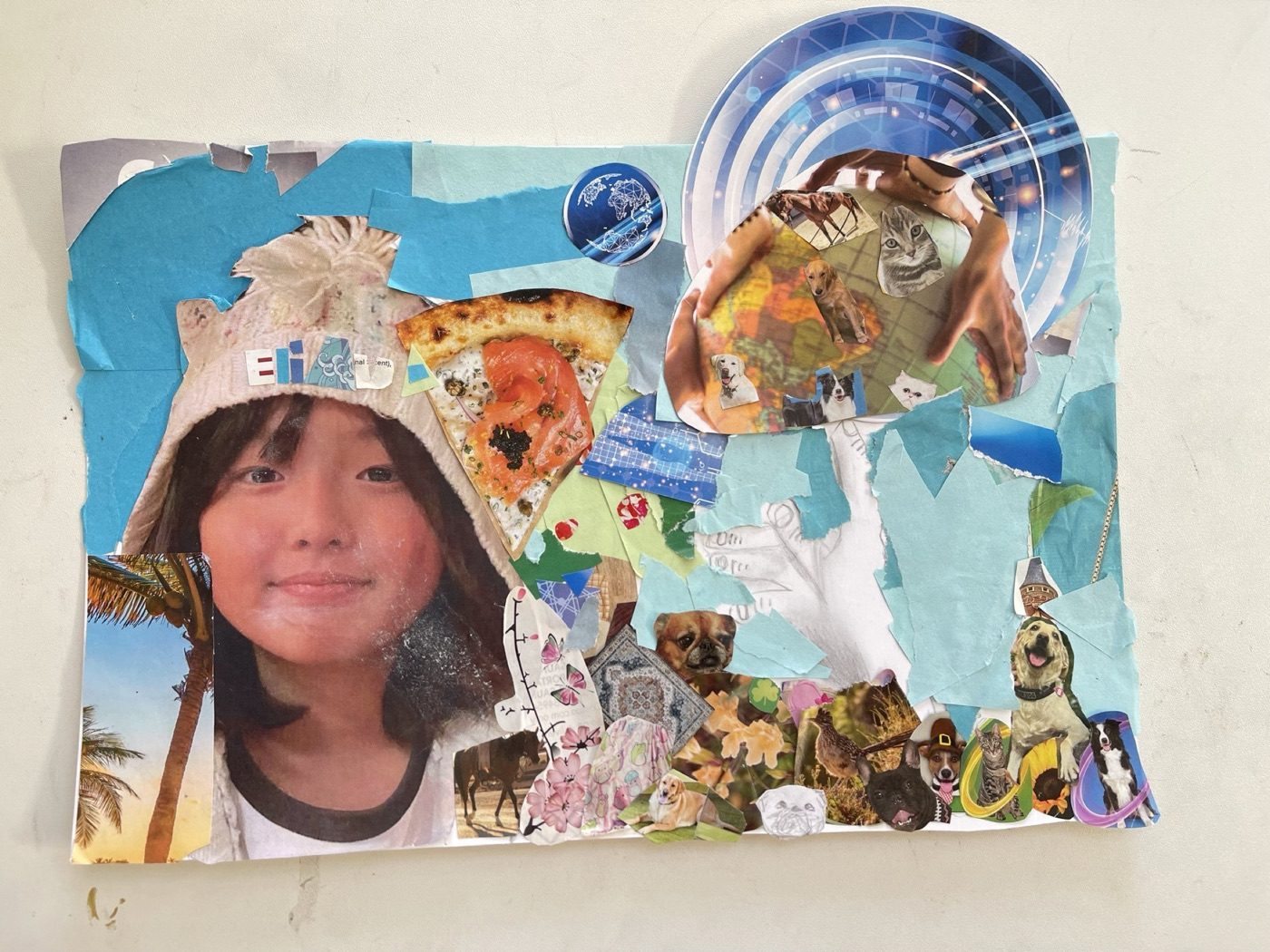Student Cricut artwork from Lucas Academy Art Studio