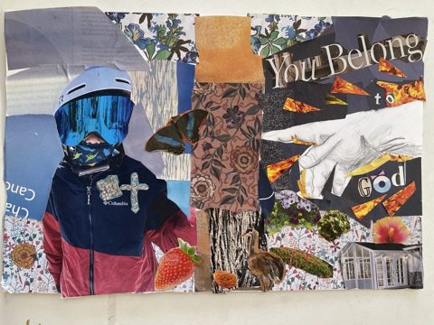 Student Cricut artwork from Lucas Academy Art Studio